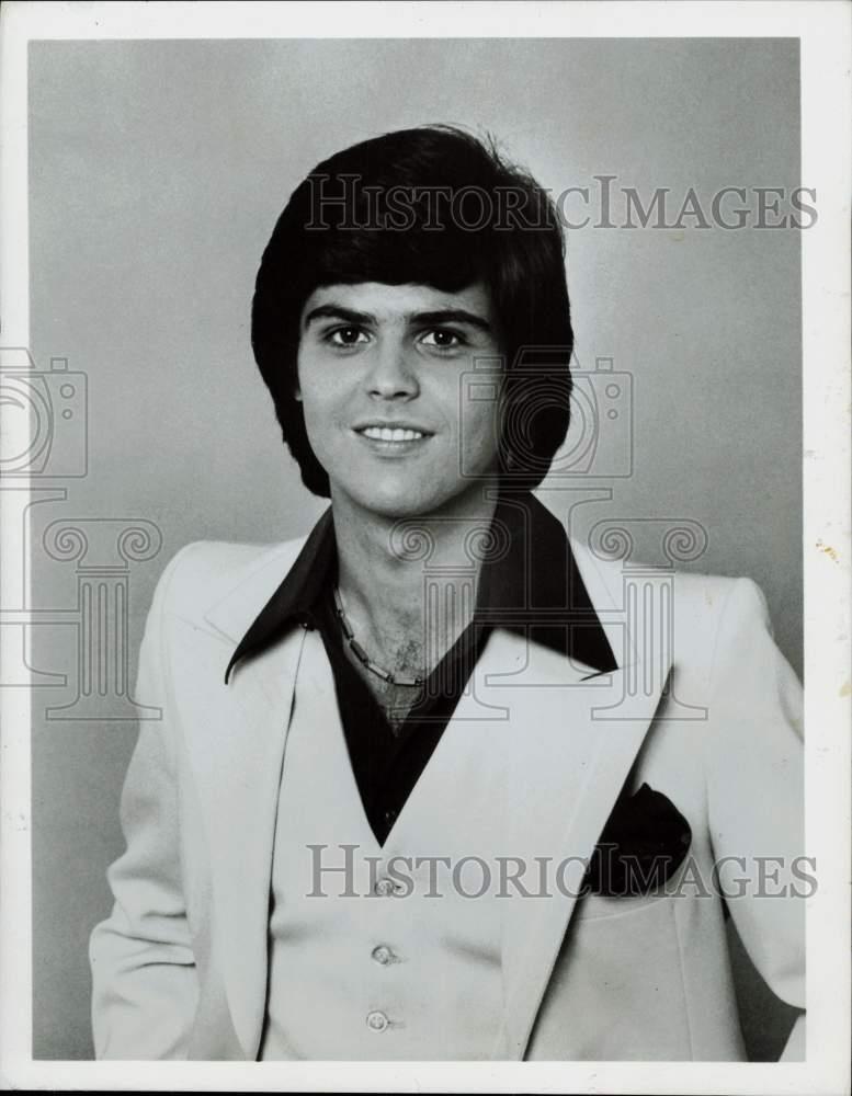 1977 Press Photo Singer Donny Osmond - lrp89750
