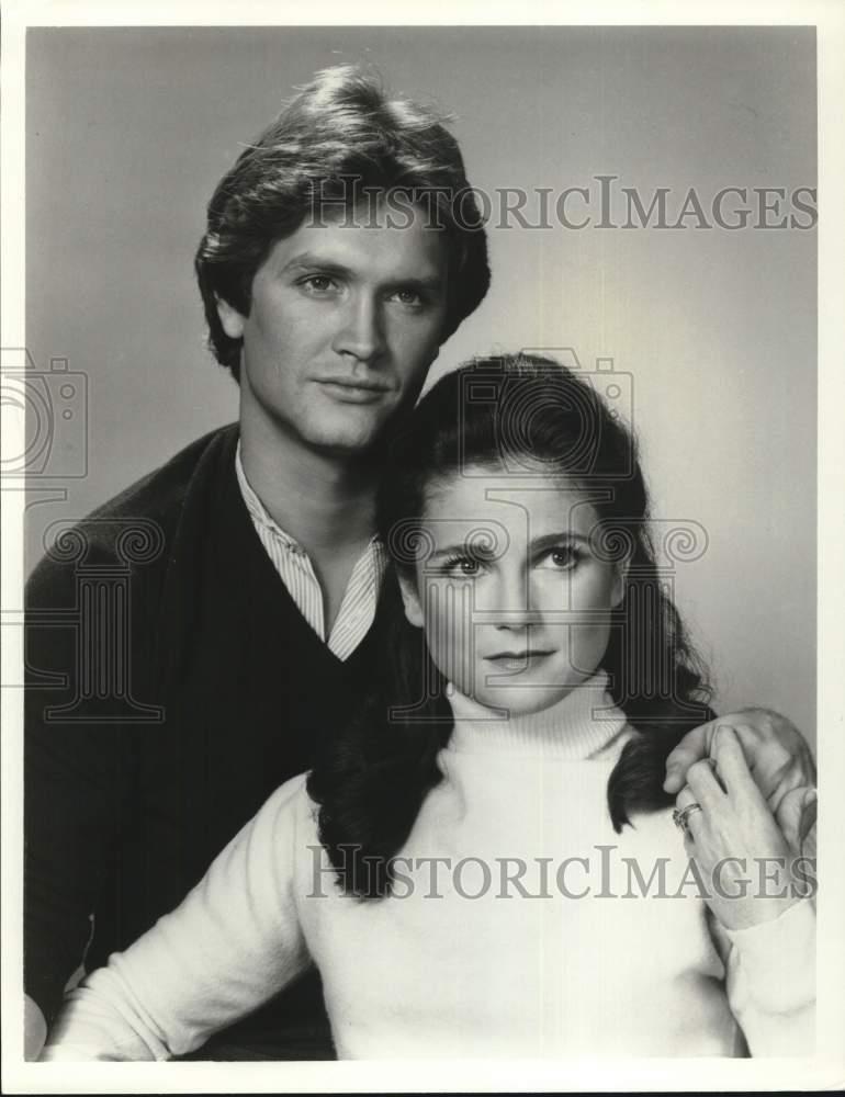 Press Photo Actor Andrew Stevens with Actress - sap64291