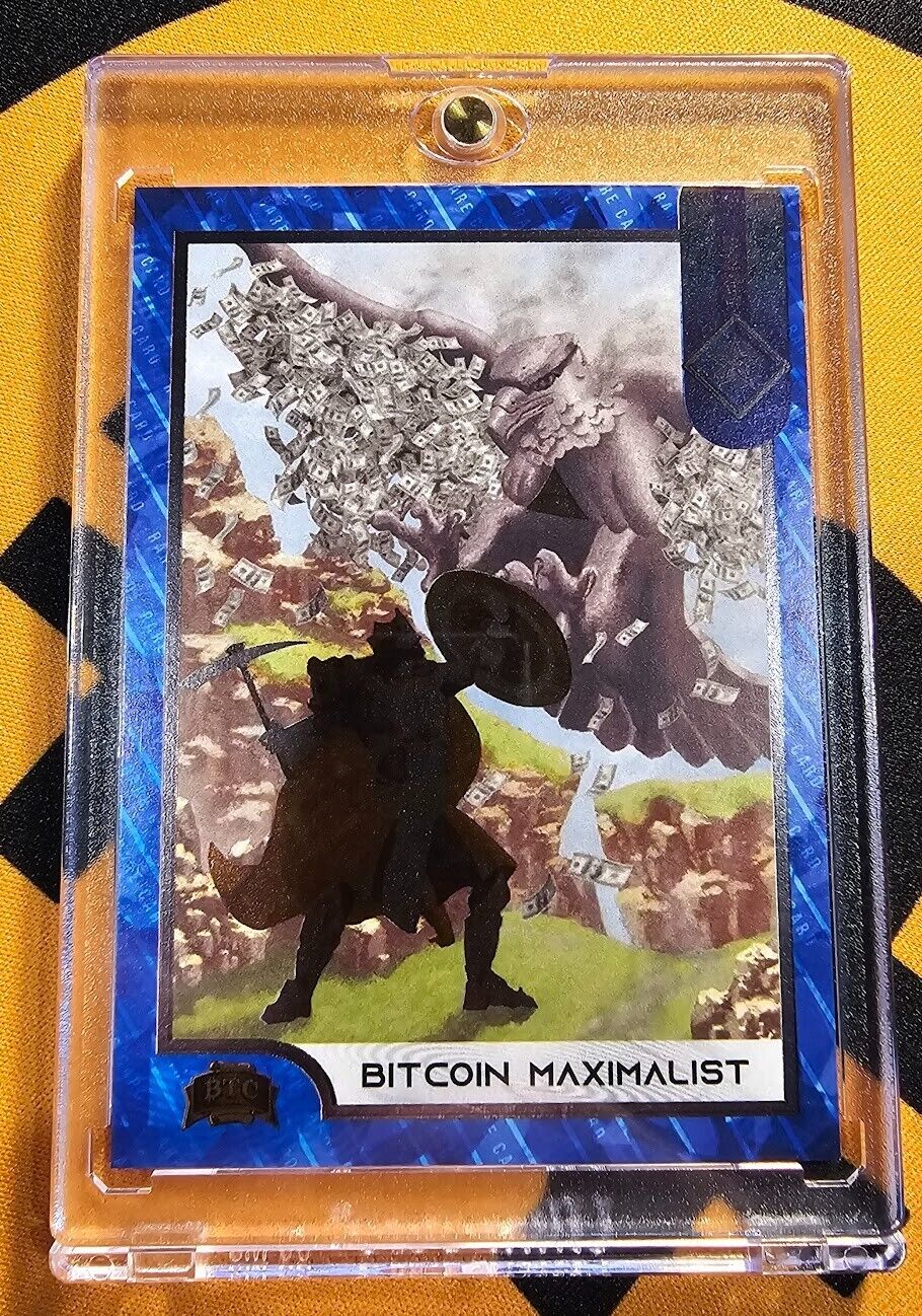 2022 Bitcoin Trading Cards: S1-C25 - Bitcoin Maximalist - Rare (XXX/999)