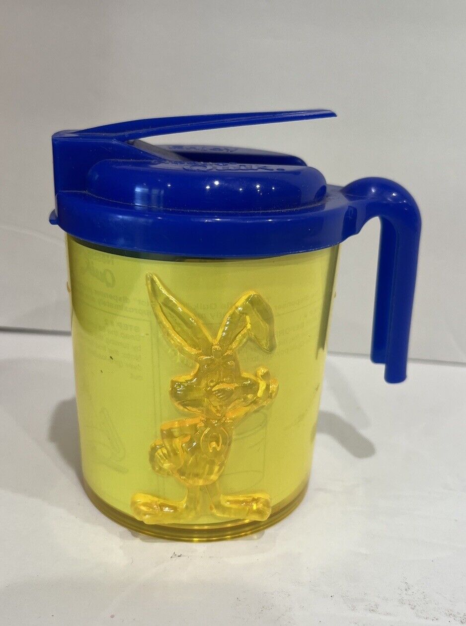 Vintage 1994 Nestle Quik Shot Powder Dispenser Mug Cup  