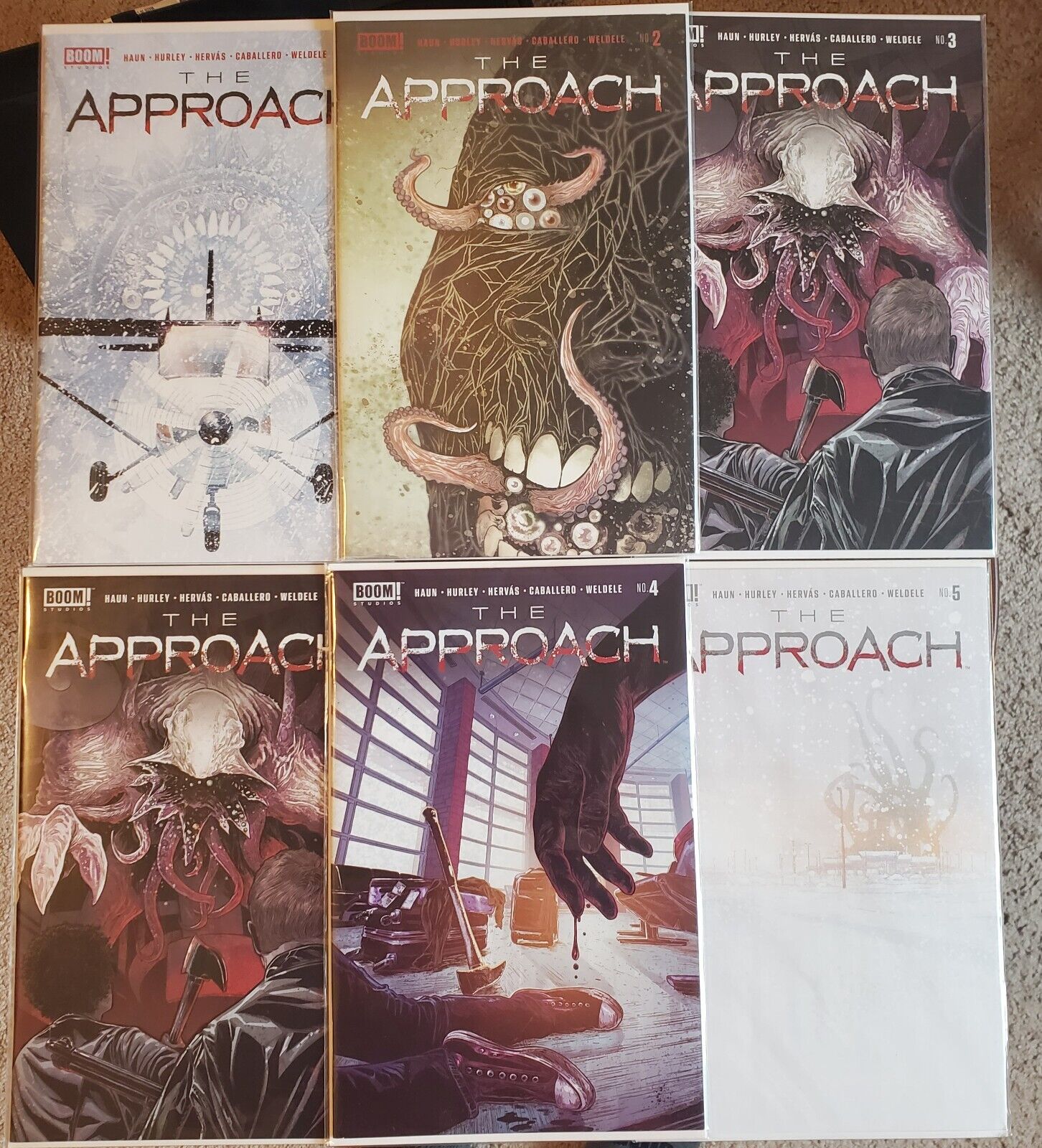 The Approach #1-5 2022 Complete Mini-Series, 1st Printings, Haun & Hurley, Boom