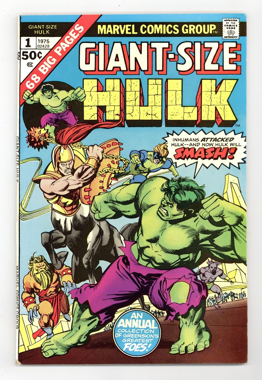 Giant Size Hulk #1 FN+ 6.5 1975
