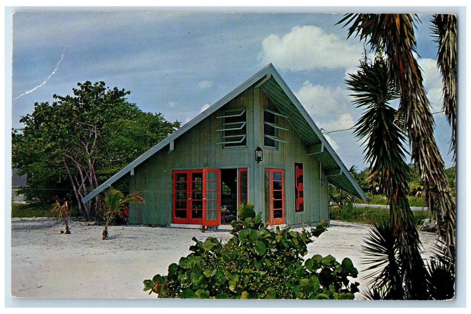 c1960 Exterior View Sea Shell Shop Sanibel Island Florida FL Unposted Postcard