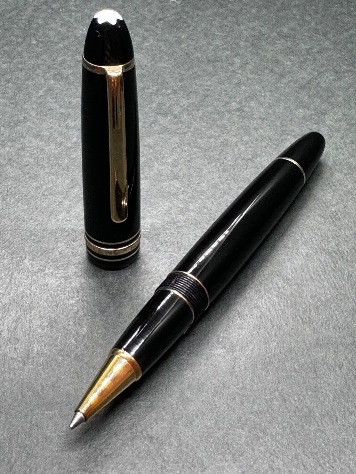 [Chipped] MONTBLANC MEISTERSTUCK 162 LeGrand Black GT Cap-system Rollerball Pen