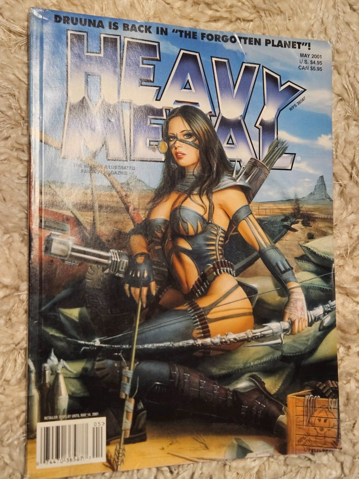 Heavy Metal Magazine Vol 25 #2 May 2001 Druuna Serpieri Factory Seal 1977 Series