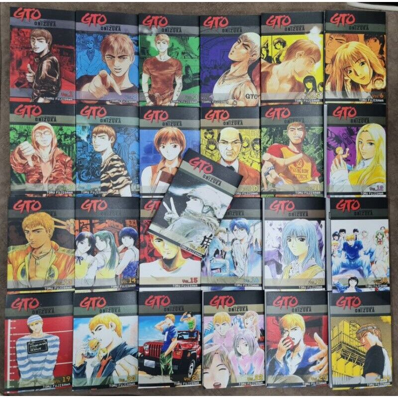 GTO Great Teacher Onizuka Manga Volume 1-25 Complete Set Separate Set English