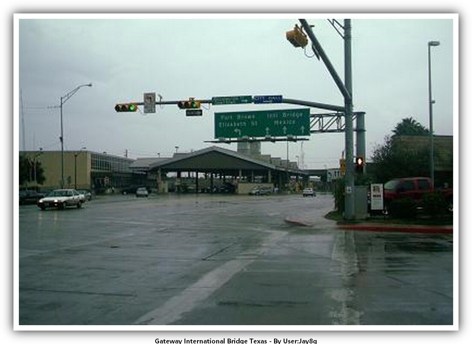 Gateway International Bridge Texas  Postcard