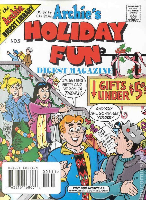 Archie\'s Holiday Fun Digest #5 VF 2001 Stock Image