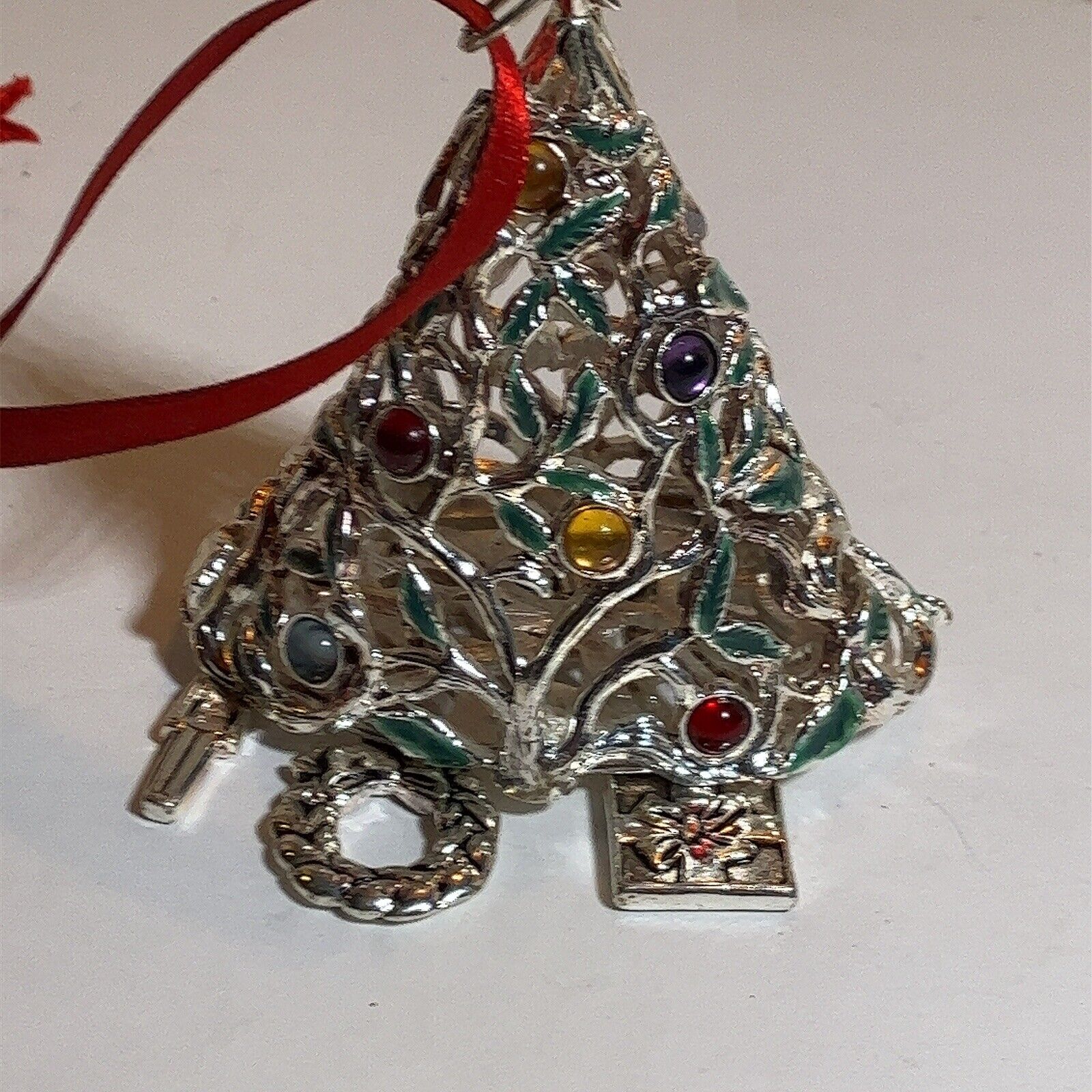 Lenox Embellished Christmas Tree With Hanging Trinkets Ornament - 6212104