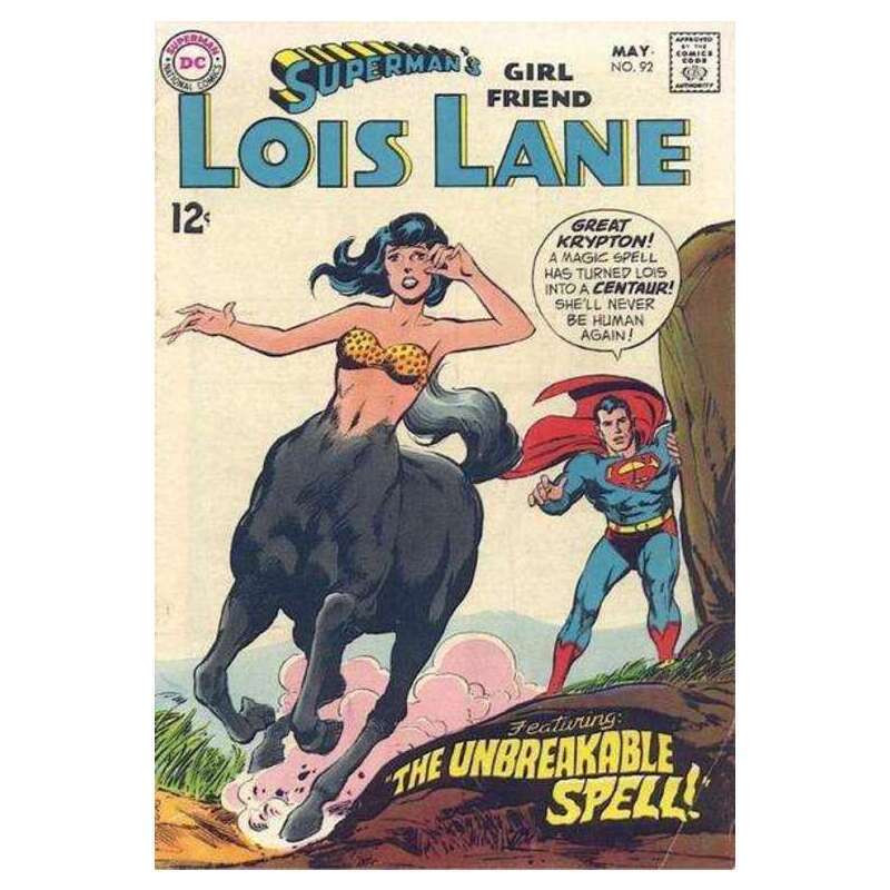 Superman's Girl Friend Lois Lane #92 in Very Fine minus condition. DC comics [g&