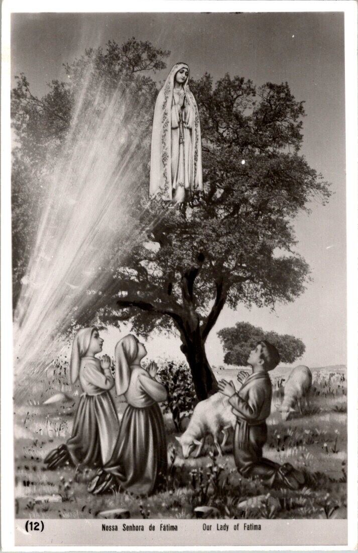 Vintage Postcard- Nossa Senhora de Fátima Our Lady of Fatima