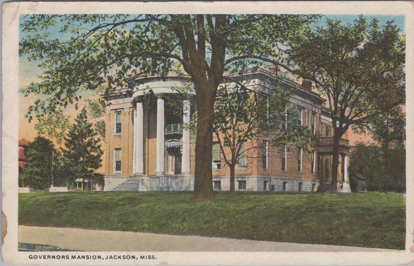 Governor\'s Mansion Jackson Mississippi Postcard