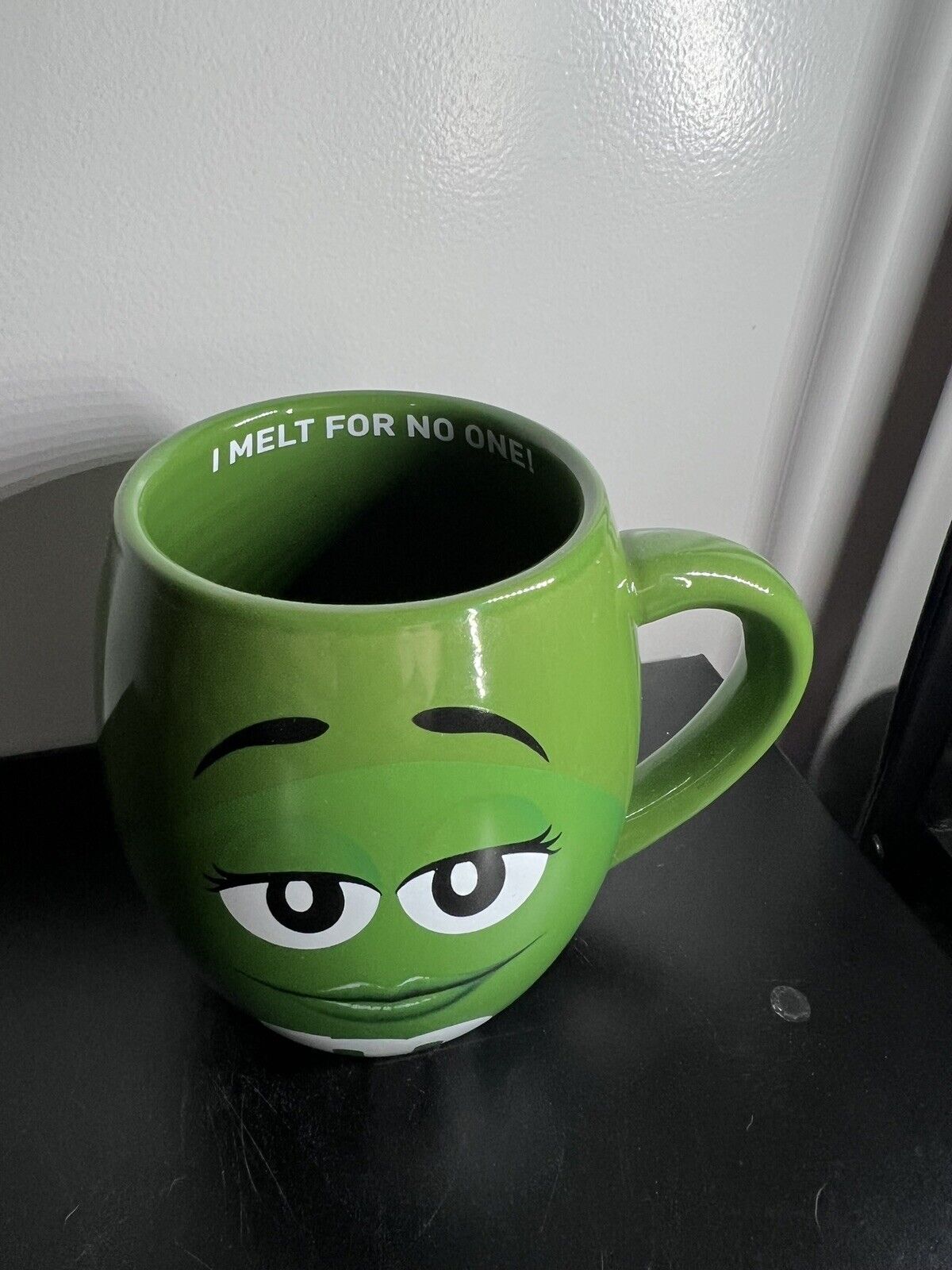 Green M&M Mug Oversized “I Melt For No One” 20oz 2020 Green M&M Girl