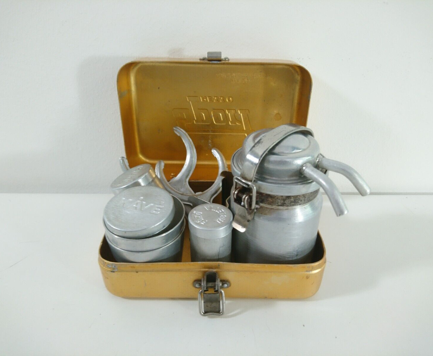 Vintage Mini Espresso Coffee Maker Set for Camping SPORT PRESSO Complete