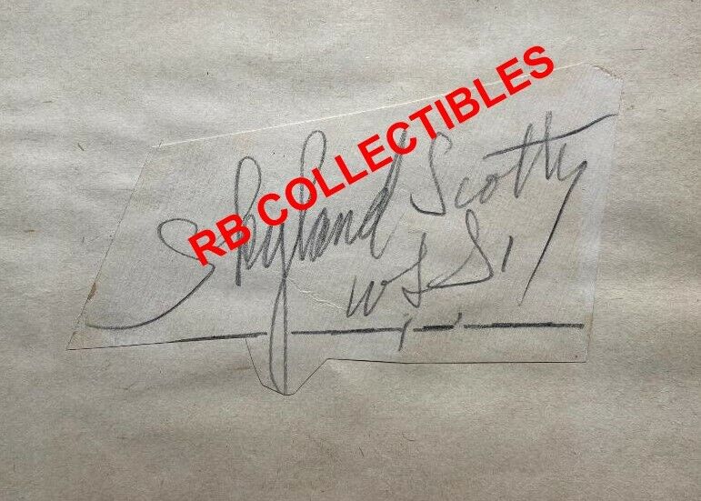 Skyland Scotty (Singer) -  Autograph - From the 1930\'s-1940\'s