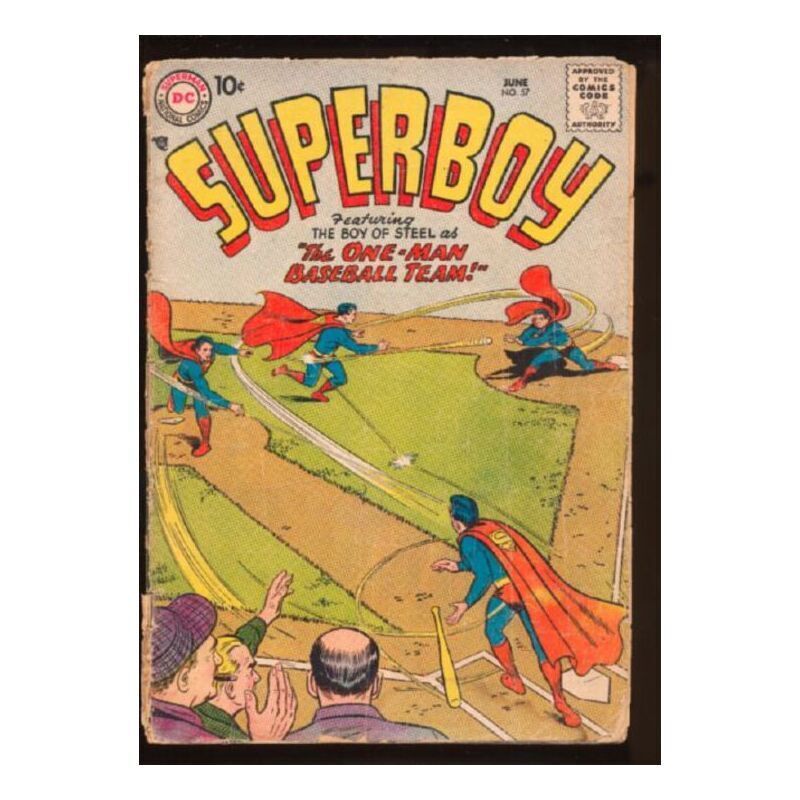 Superboy (1949 series) #57 in Good minus condition. DC comics [h]