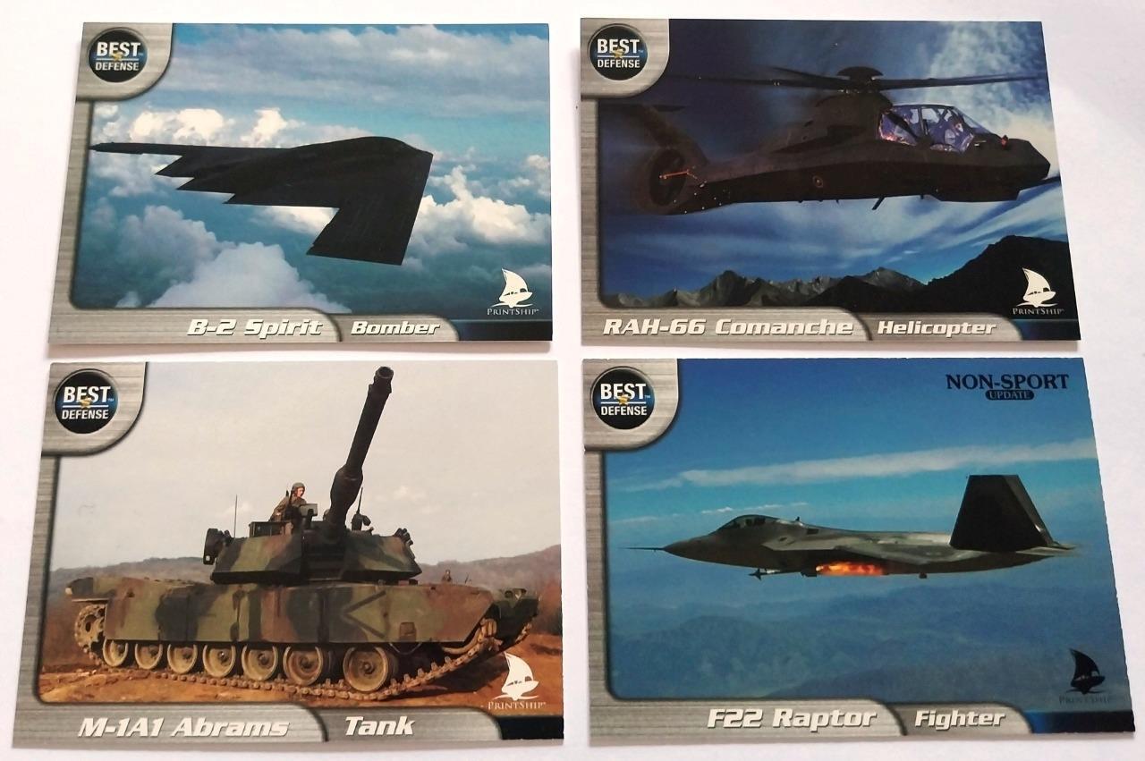 Best Defense Collector Promo Trading Cards #1, 2, 3, 4  (Printship 2001) #159