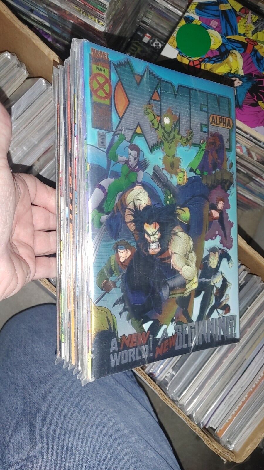 Vintage Age of Apocalypse X-Men Entire Run All Minis Marvel Comics Alpha-Omega