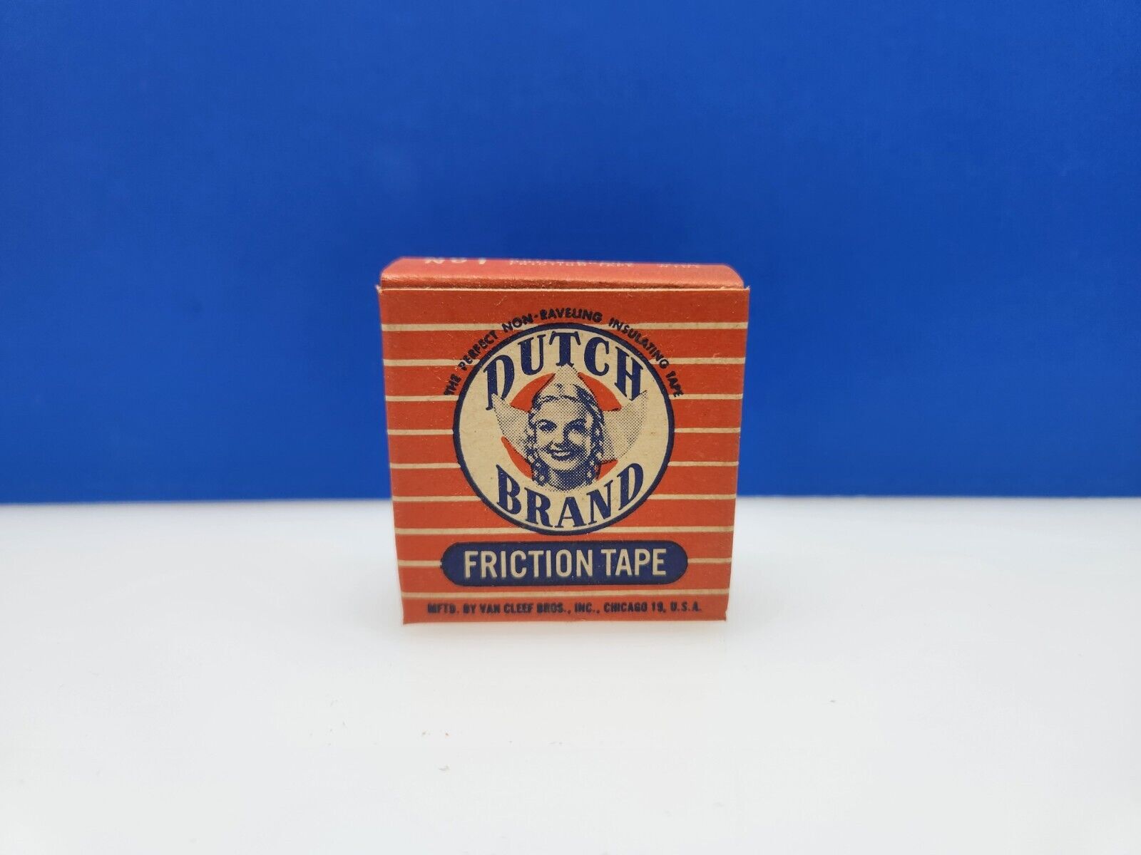 Vintage Dutch Brand Friction Tape Original Box NOS
