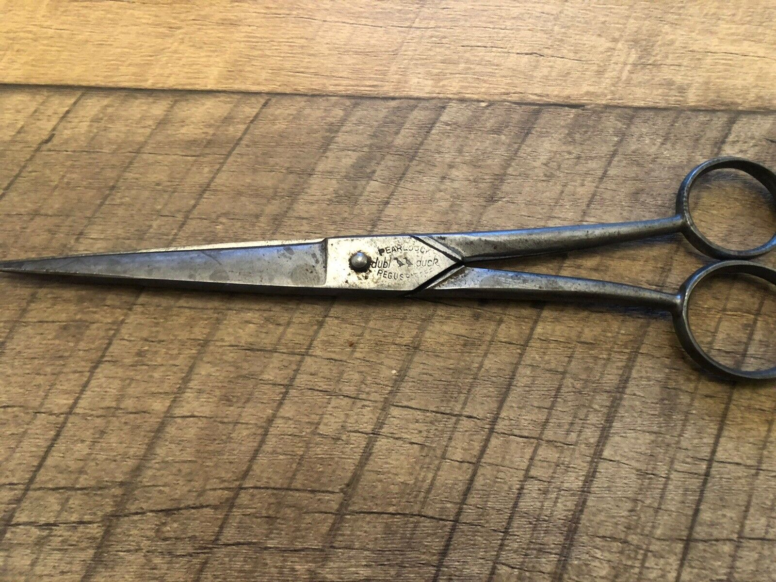 Vintage German Dubl Duck #6 Forged Steel Scissors