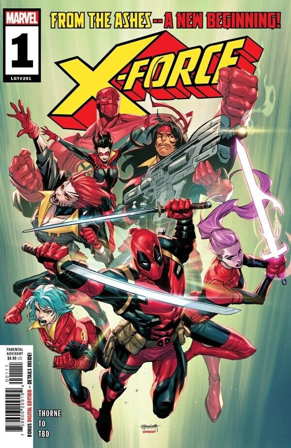 X-Force #1 Cover A Segovia PRESALE 7/31 Marvel 2024