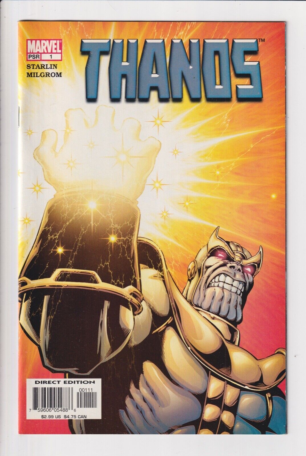 CLEARANCE BIN: THANOS 1-12 VG 2003 Marvel comics sold SEPARATELY you PICK
