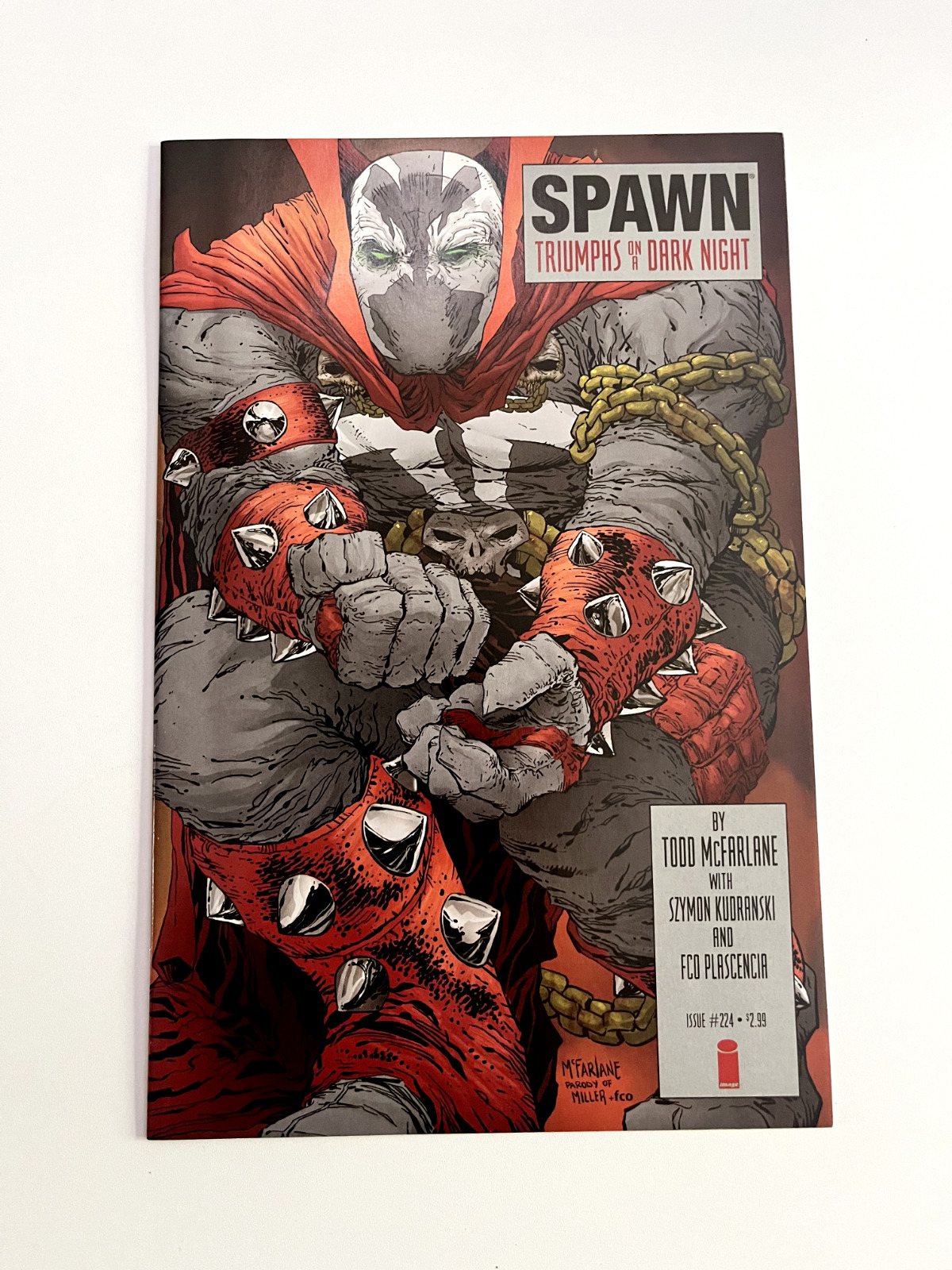 Spawn 224 (2012 Image Comics) Todd McFarlane Homage to Dark Knight Returns [NM-]