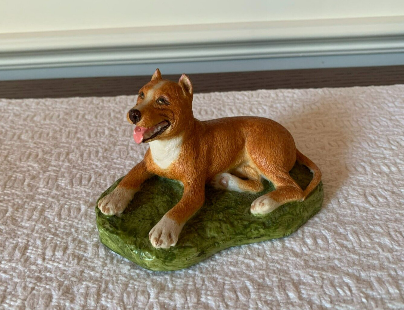 Rare Vintage Charmstone Marv-Art Earl Sherwan Dog Figurine, Excellent Condition