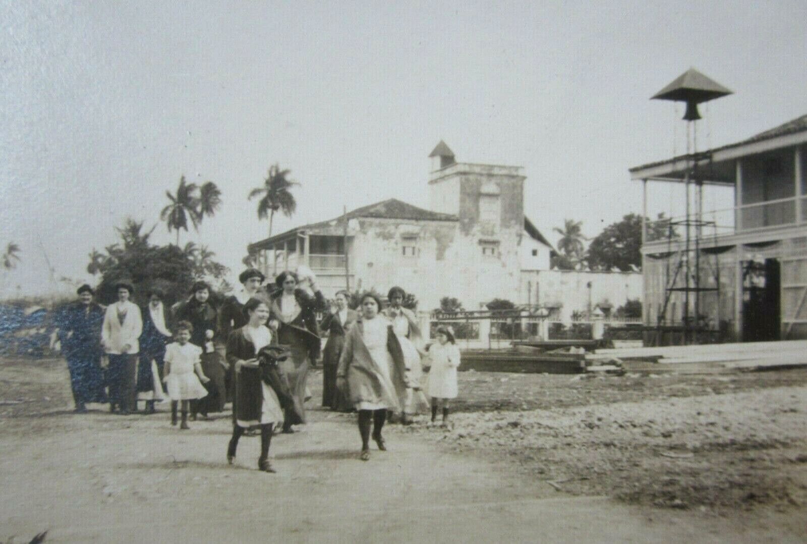 Vintage Havana Cuba Sugar Mill Photo 1912