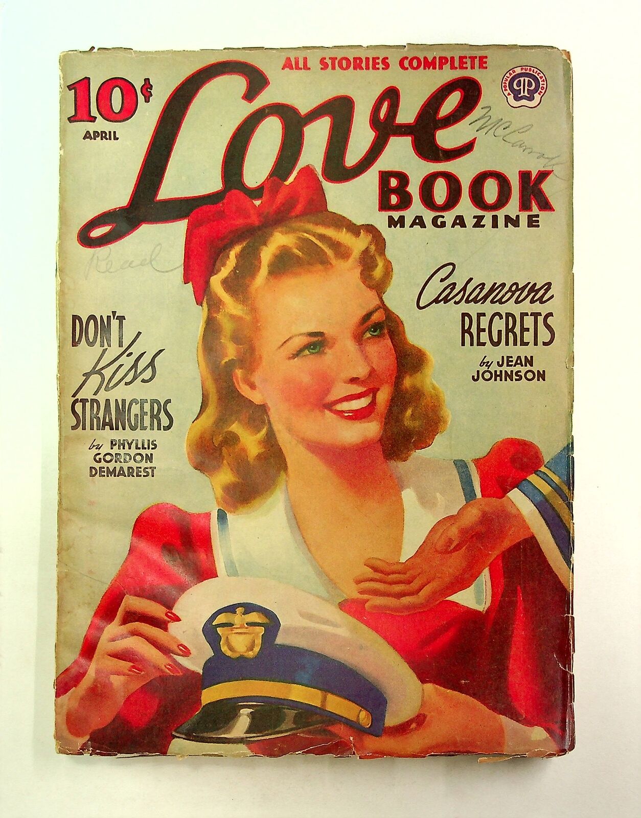 Love Book Magazine Pulp Apr 1941 Vol. 13 #4 VG- 3.5