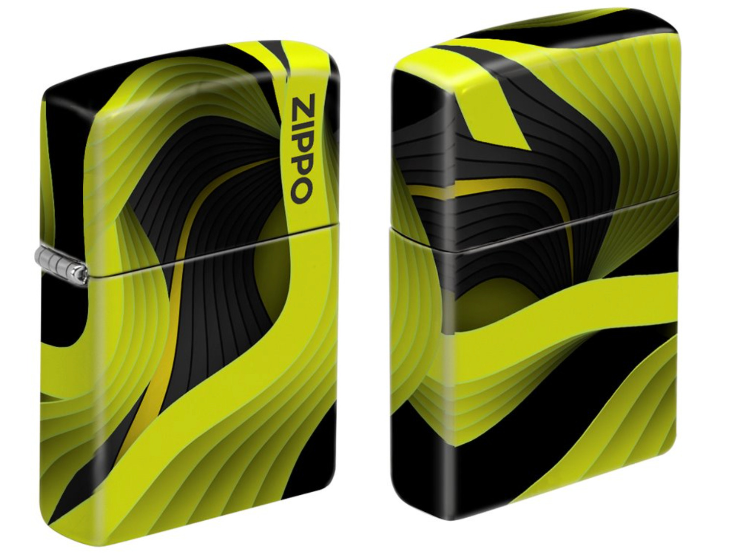 Zippo Geometric Abstract Lighter, 540 Wrap Around Process, 100179, New In Box