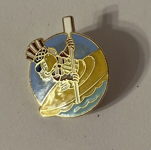 1984 Olympic Pin Sam the Eagle Rowing