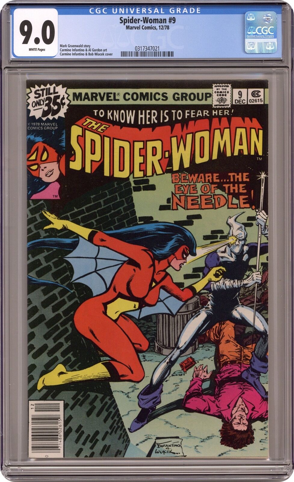 Spider-Woman #9 CGC 9.0 1978 0317347021