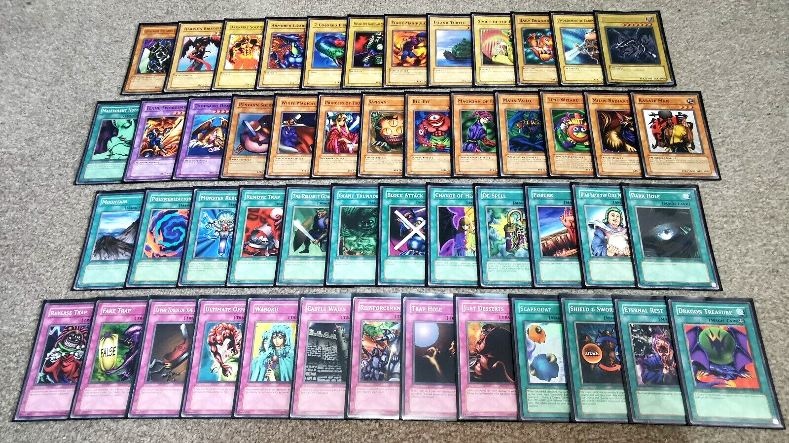 Complete Starter Deck Joey: Red-Eyes Black Dragon/Baby/Wizard/Magician Yu-Gi-Oh