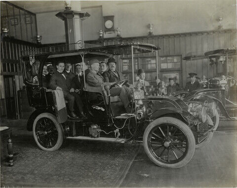 1907 Charron C.G.V. Automobile Car And Motor History Old Photo