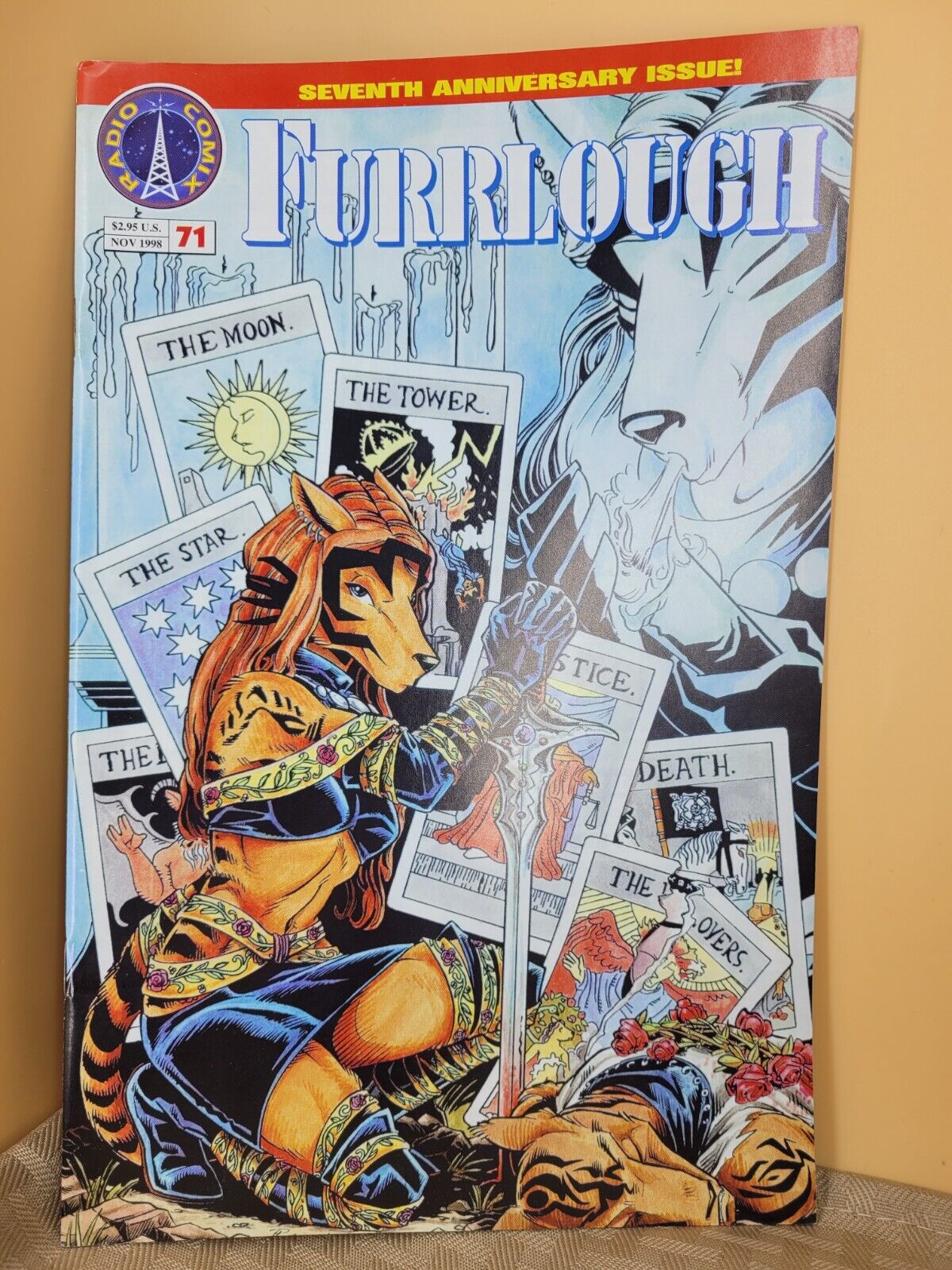 Furrlough #71- Furry, Anthropomorphic, Rare, 1998, Radio Comix, VF