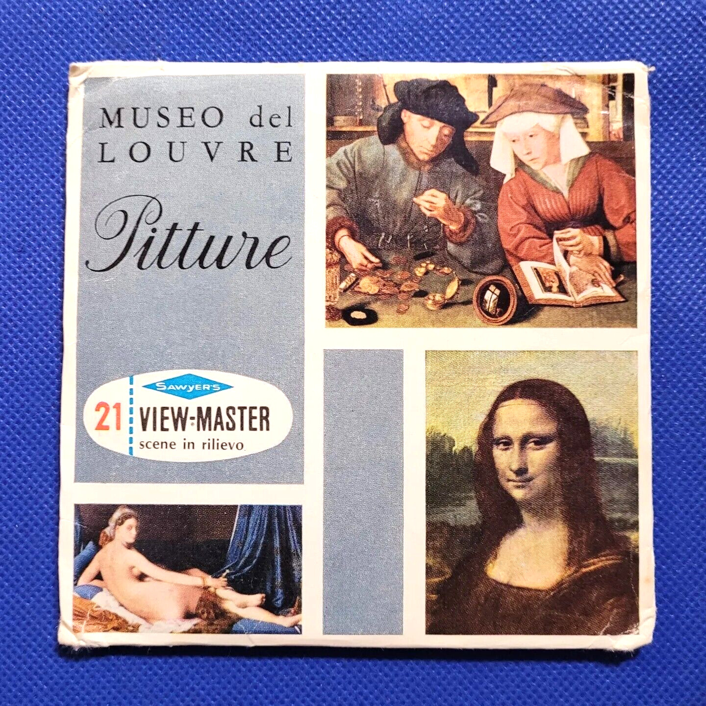 Sawyer's C177 I Museo del Louvre Pitture Paintings view-master 3 reels packet