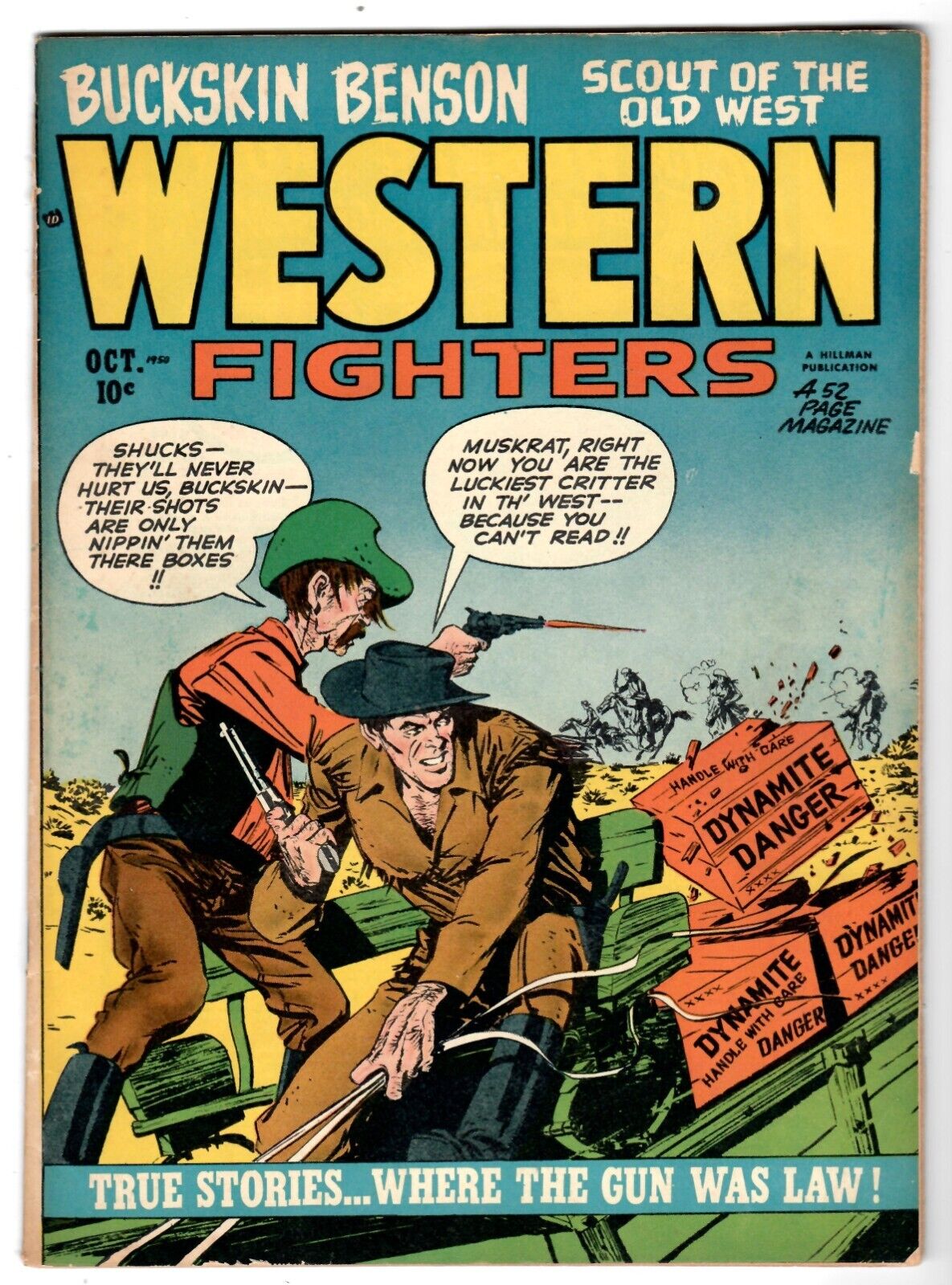 Western Fighters Vol. 2 #11 (1950) Hillman Periodicals Very Good