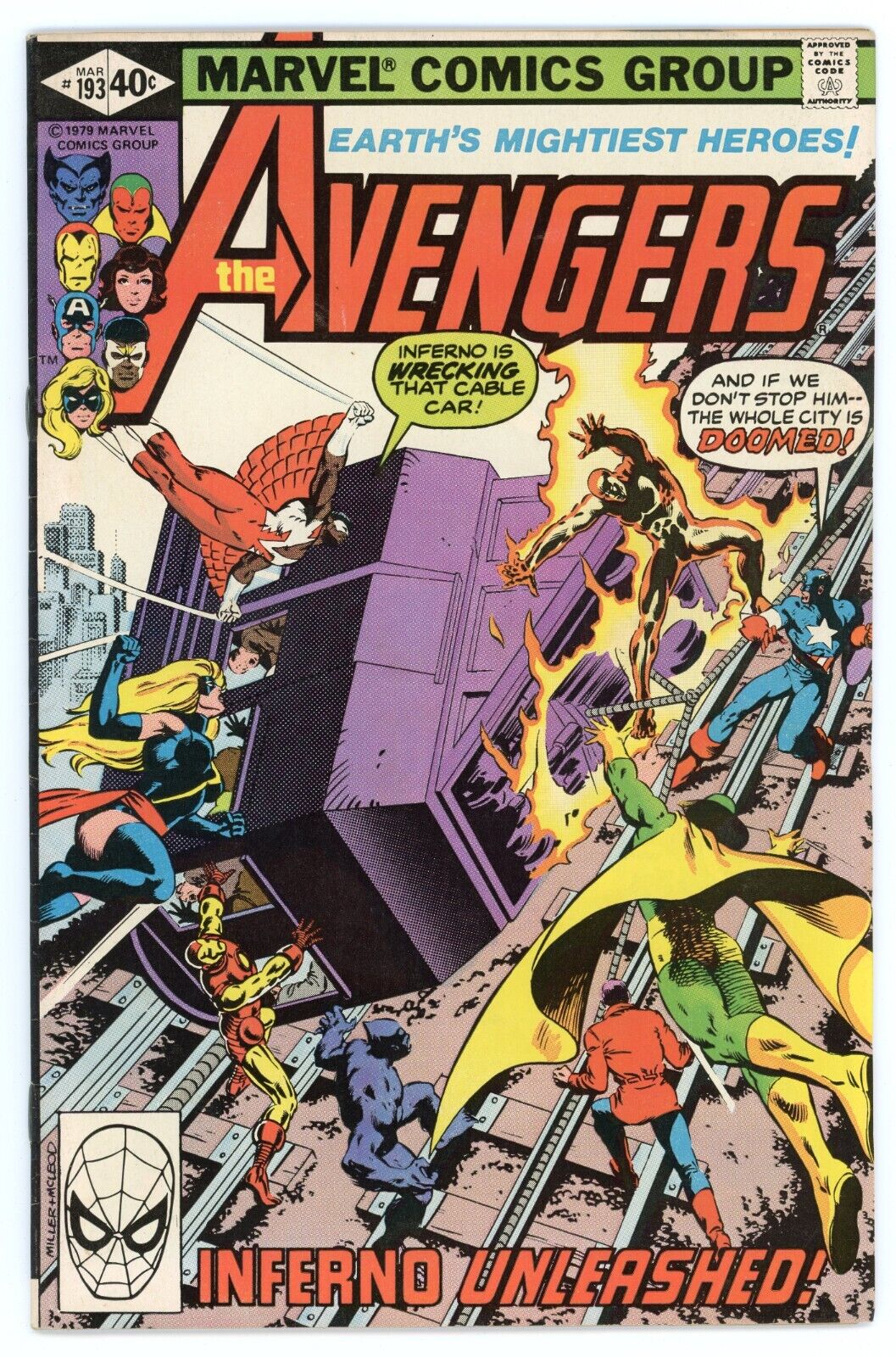 Avengers #193 Marvel Comics 1980