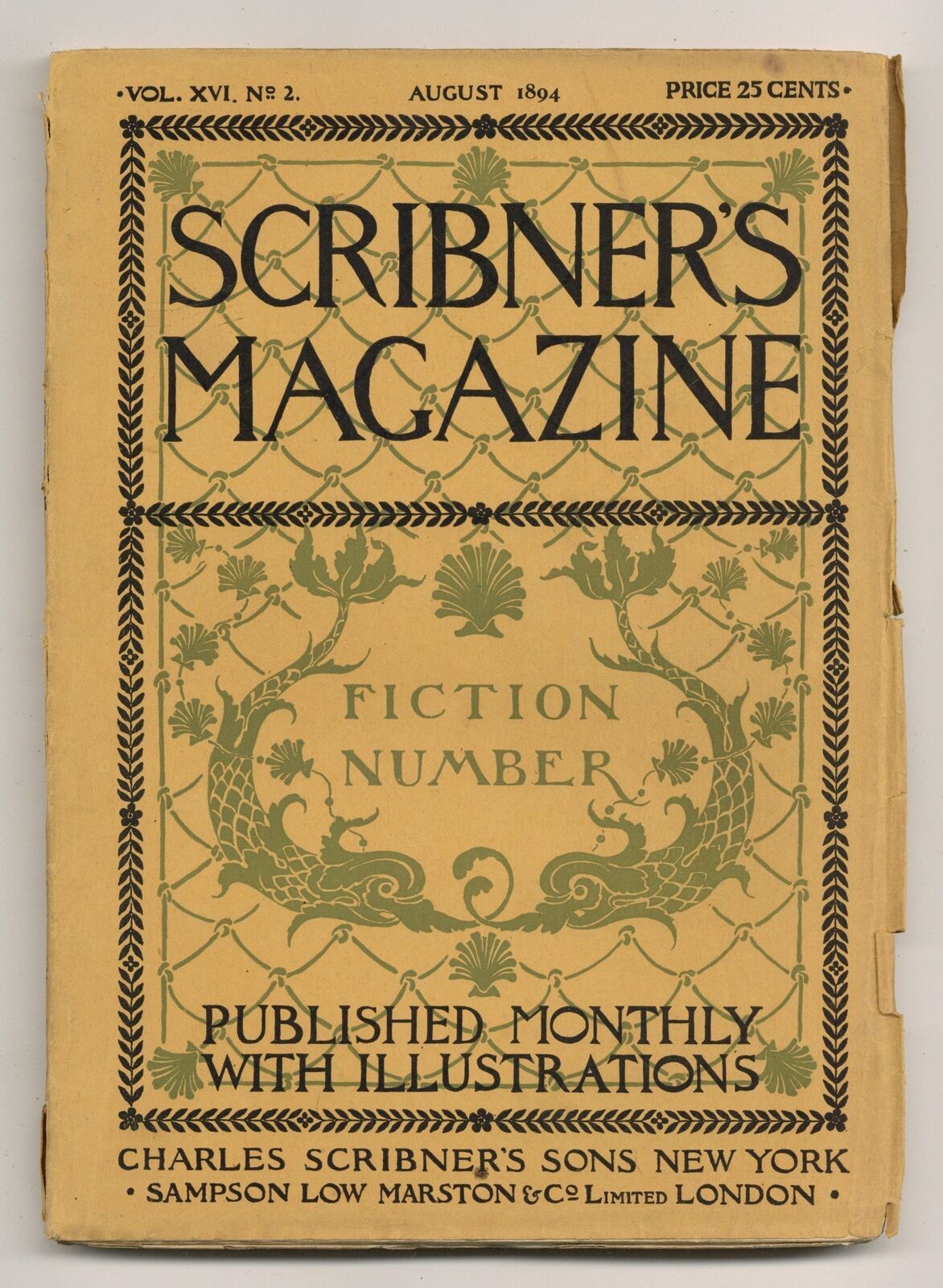 Scribner\'s Magazine Aug 1894 Vol. 16 #2 FR 1.0