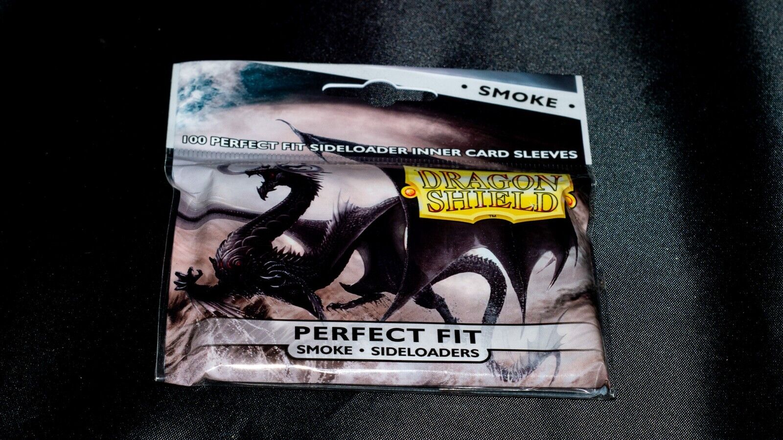 Dragon Shield - Standard Size - Perfect Fit Sideloaders - SMOKE (100 Sleeves)