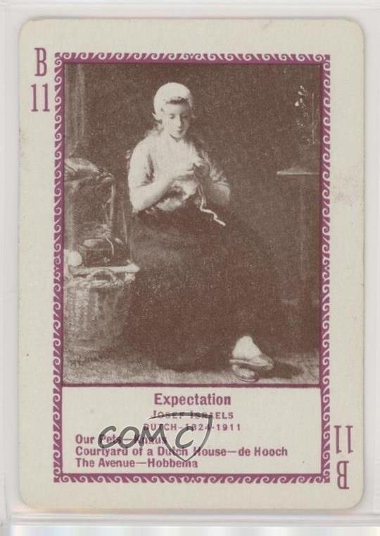 1897 US Playing Card Game of Famous Paintings Expectation #B11 0w6