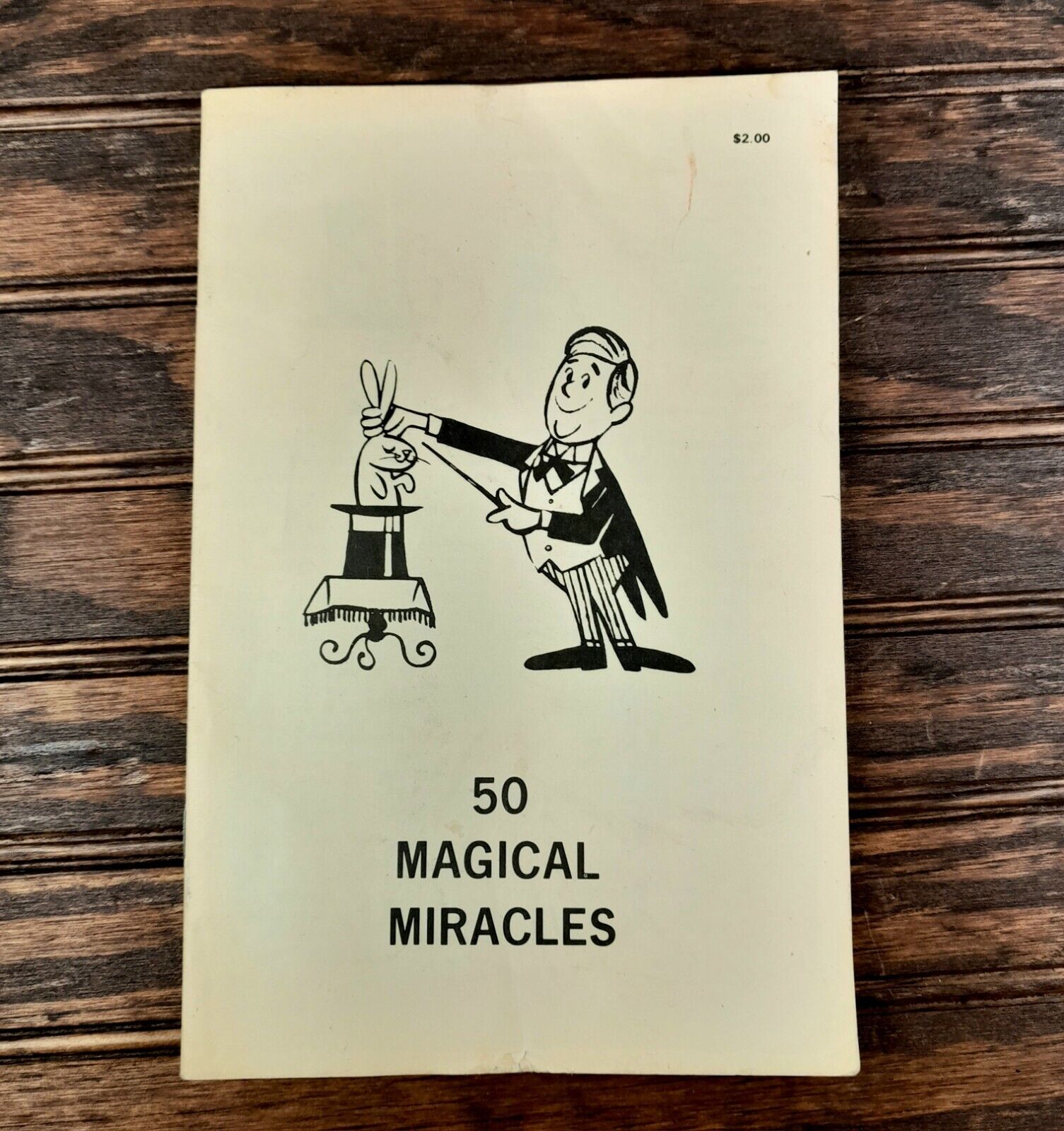Vintage JMC  \'50 Magical Miracles\' Magic Book 23 Pages Very Good Condition 