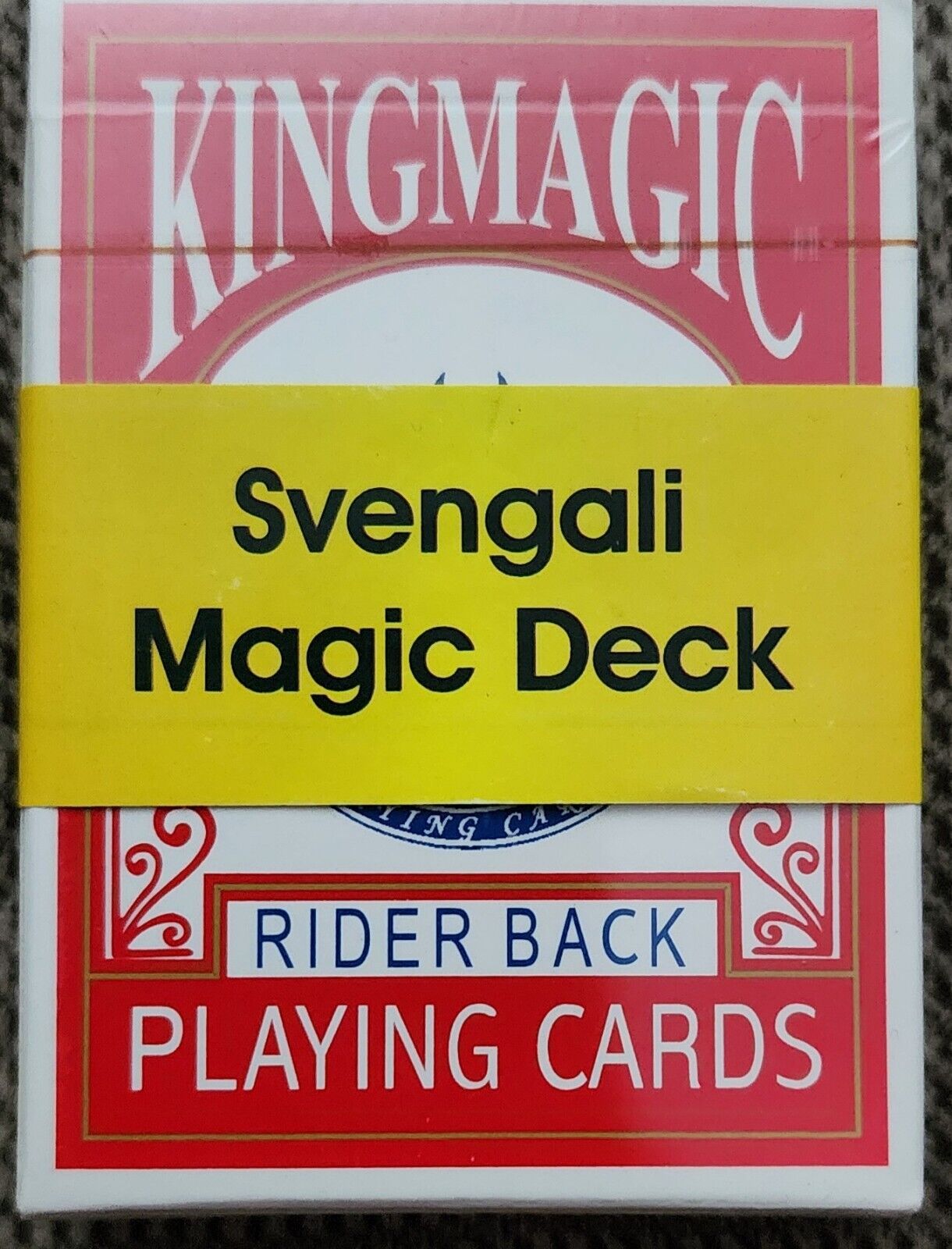KING MAGIC SVENGALI MAGIC DECK RIDER BACK SEALED