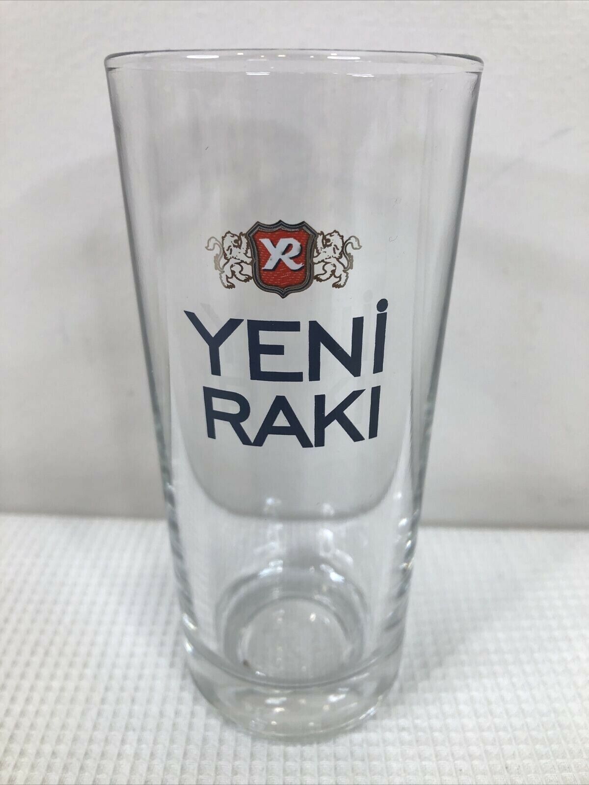 YENI RAKI 4 Oz Turkish Raki Drinking Glass EUC Barware Man Cave