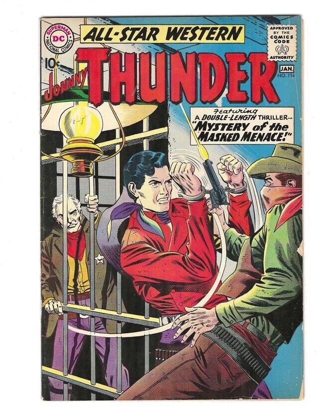 All Star Western #116 Johnny Thunder DC 1961 Flat tight and Glossy FN/FN+ Beauty