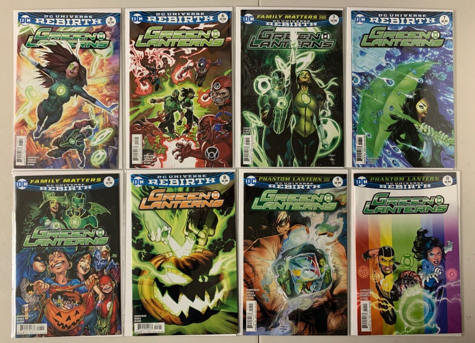 Green Lanterns Rebirth lot from:#6-35 DC 45 diff avg 8.0 VF (2016-18)