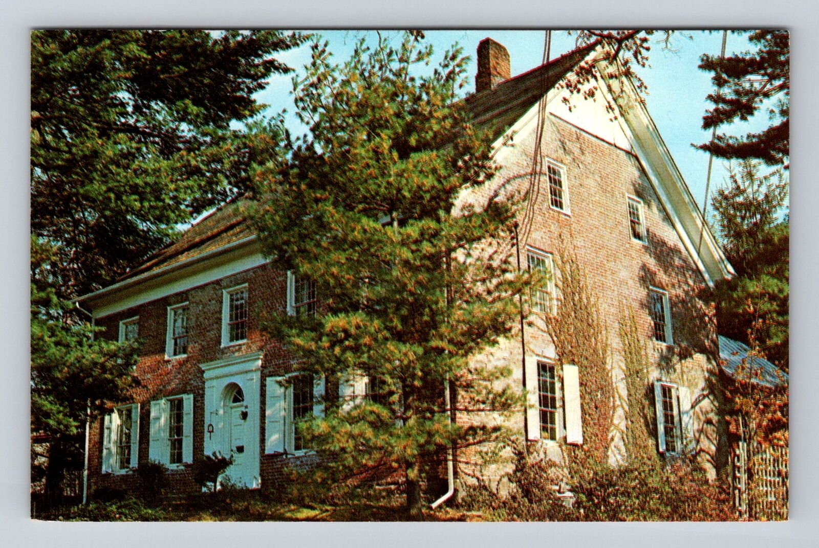 New Paltz NY-New York, Le Fevre House, Historical Society Vintage Postcard