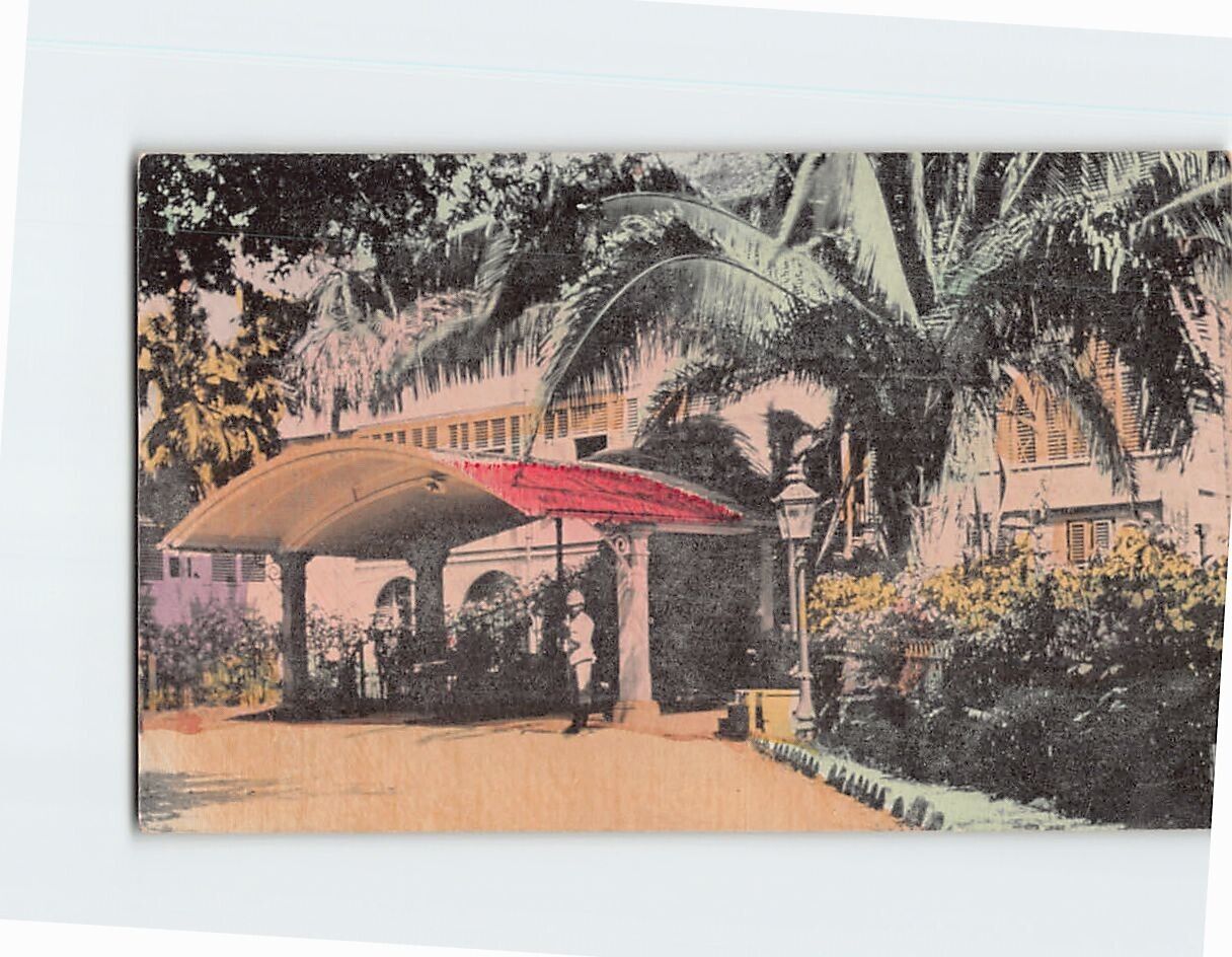 Postcard King\'s House Home of the Governor Kingston Jamaica