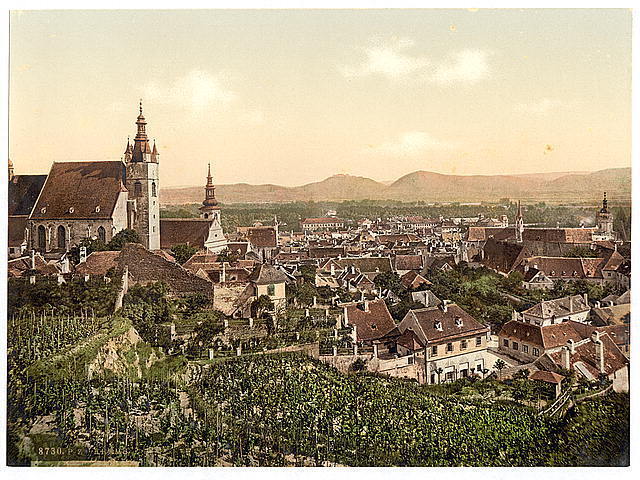 Krems, Lower Austria, Austro-Hungary c1900 OLD PHOTO